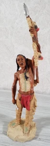 Castagna Wild West Indian Figurine Made in Italy 9” Tall Vtg. 1988 - Picture 1 of 8