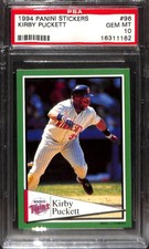 1994 PANINI STICKERS #96 KIRBY PUCKETT PSA 10 16311162