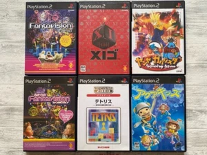 SONY PS2 Fantavision & XIgo & Tetris & Yanya Kabazista & Aqua Kids from Japan - Picture 1 of 16