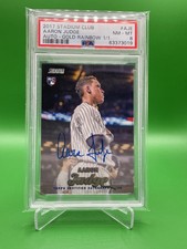 2017 Topps Stadium Club Aaron Judge Rookie Gold Rainbow  Auto 1/1