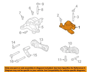 FORD OEM-Engine Motor Mount/Torque Strut AA5Z6038D - Bild 1 von 2