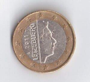 Luxembourg - 2011 - 1 euro Henri 2e carte