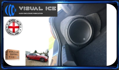 VISUAL ICE BMW 3 SERIES F30 F80 M3 11+ STEALTH SUB SPEAKER ENCLOSURE BOX SOUND BASS 10 12