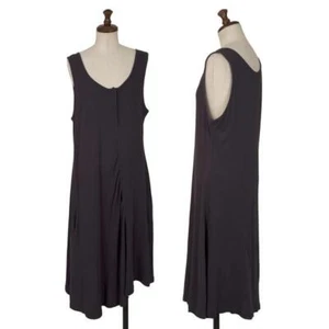 Y's Henley Neck Gather Switching Dress Size 2(K-145432) - Picture 1 of 12