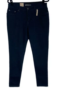 Jeans Levi's 535 leggings lavaggio scuro taglia 15 corti - Foto 1 di 10