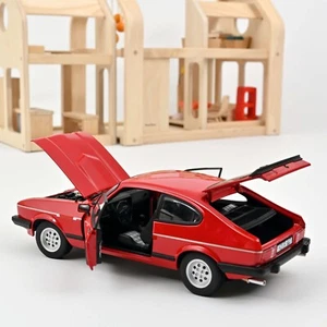 Model car Ford Capri 2.8i Injection diecast road car Red 1983 Norev 182708 1:18 - Picture 1 of 8