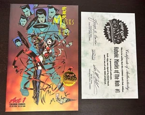 KABUKI Masks of Noh #1 (Caliber Comics 1996) -- GOLD Variant SIGNED Mack COA - Picture 1 of 2