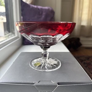 Waterford Crystal Simply Red Compote (125395) NEW IN BOX! - Picture 1 of 9