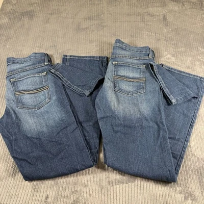 Ariat Lot of 2 M5 Slim Straight Mens Jeans 30X34 Medium Wash Cowboy - image 1 of 4