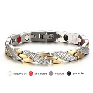 Magnetfeldtherapie Armband Damen Herren Schmerzlinderung Gesundheit Energie Heilung Schmuck - Bild 1 von 30