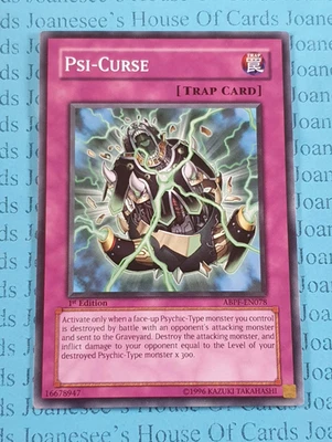 ABPF-EN078 Psi-Curse Yu-Gi-Oh Card 1st Edition New - Image 1 of 4