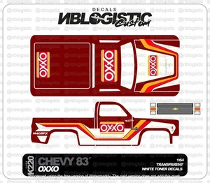 '83 Chevy Silverado Custom WaterSlide Decal for Hot Wheels 1/64 - Bild 1 von 4