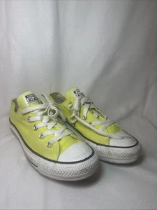 Converse All Star Low Top Unisex Sneakers Yellow Mens 4 Womens 6 - Picture 1 of 9