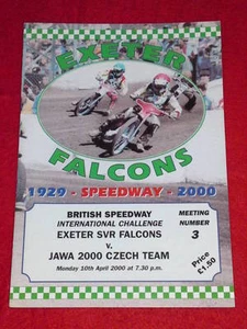 Speedway International Exeter v Jawa 2000 Czech Team - 10. April 2000 - Bild 1 von 1
