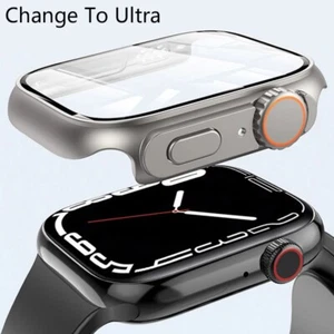 Apple Watch 8 7 6 5 4 SE Case Change to Ultra iWatch Cover 40mm 44mm 41mm 45mm - Picture 1 of 22
