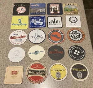 Lot Of 20 Brewery, Pubs, Misc Coasters w/Vintage & Intercourse, PA! NEW - Picture 1 of 2