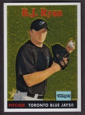 BJ Ryan 2007 Topps Chrome Heritage Card #104 Blue Jays /1958