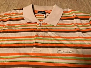 AUTOMOBILI LAMBORGHINI MEN'S SHORT SLEEVE UOMO MIURA VINTAGE POLO SIZE XXL OEM - Picture 1 of 5