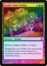 Sunder from Within FOIL Saviors of Kamigawa NM Red Uncommon MTG CARD ABUGames