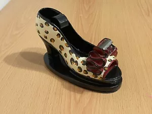 Novità leopardo stampa animalier donna tacco alto porta nastro dispenser decorazione regalo - Foto 1 di 4