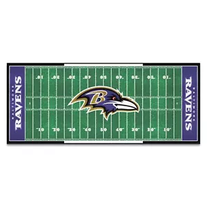 FANMATS 7344 Tappeto da corsa da campo Baltimore Ravens - 30 pollici x 72 pollici - Foto 1 di 2