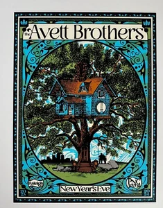 The Avett Brothers Poster Raleigh NC NYE 12/31/23 PNC Arena Official Sold Out! - Picture 1 of 14
