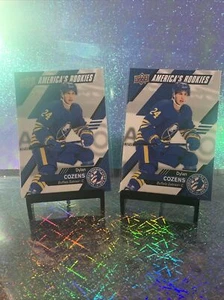 2021 Upper Deck National Hockey Card Day Dylan Cozens RC Sabres x2 - Picture 1 of 1