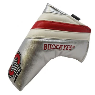 PRG Ohio State Buckeyes Embroidered Magnetic Closure Blade Golf Putter Cover