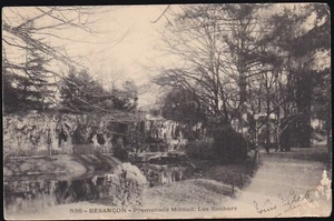 Besançon 25 Promenade Micaud CPA écrite à Mr LAPORTE à 71 Sennecey le Grand 1905 - Imagen 1 de 2