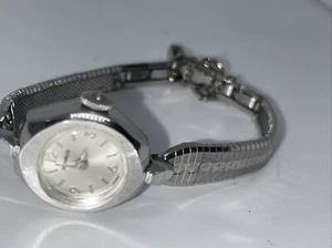 Reloj Misterioso De Colección Lógico Vestido Benrus Lógico De Lujo Lleno De Oro Blanco Trabajo - Imagen 1 de 6