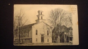 Postal RPPC Vintage 1914 - M & E CHURCH MORENCI - Michigan - Imagen 1 de 5