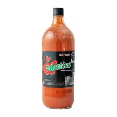 Valentina Mexican Black Label Salsa Extra Caliente 34oz Enorme Botella Best Seller Foto 1 de 4