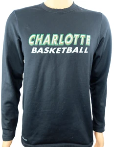 University North Carolina UNCC Sweatshirt S Charlotte Basketball Nike Therma Fit - Picture 1 of 7