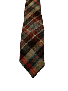 Corbata a Cuadros Woolcrofters By Wembley 30% Mezcla Lana/Poliéster De Colección - Imagen 1 de 4
