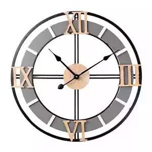 Reloj de pared con corte de metal y madera para el hogar 60 cm W7991 - Imagen 1 de 2