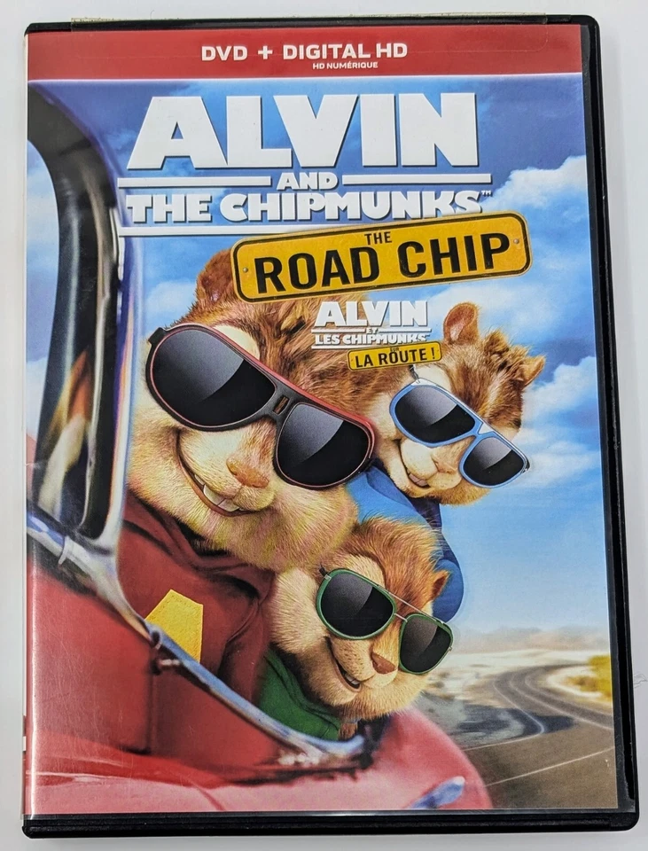 Alvin and the Chipmunks: The Road Chip DVD (2015) - Region 1 - FR/EN/ES- VG+ - Image 1 of 4