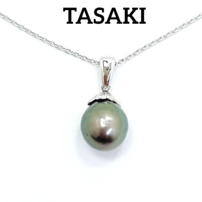 TASAKI Pearl South Sea Pearl Collana farfalla nera 9,0 mm Antica e vintage - Immagine 1 di 4