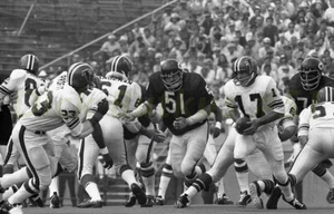 1972 DICK BUTKUS negativo e foto originale 35 mm Chicago Bears Atlanta Falcons 49 - Foto 1 di 1