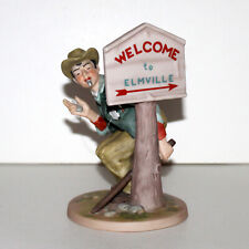 Norman Rockwell Figurine Series 2 Speed Trap Danbury Mint porcelain bisque 1980s