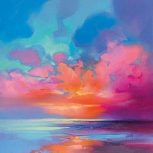 Scott Naismith - Creation of Blue 2 - Canvas Print Wall Art 3 sizes available - Picture 1 of 1
