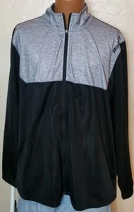 AND1 Mens Long Sleeve Track Jacket Black & Gray Sixe 2XL - Picture 1 of 4