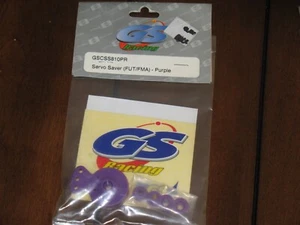 GS Racing GSC-SS820PR Servo Saver A / JR / KO / M Purple Purple NEW Vintage RC - Picture 1 of 2
