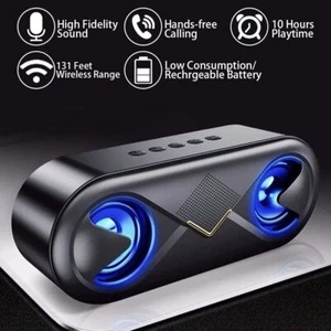 Outdoor High Bass Ultra Loud Speakers Portable Wireless Bluetooth Speaker Indoor - Picture 1 of 13