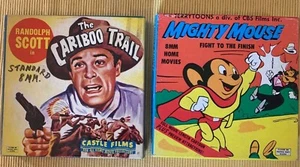 2 Films,8 mm, The Cariboo Trail- Randolph Scott,Mighty Mouse Fight to the Finish - Picture 1 of 5