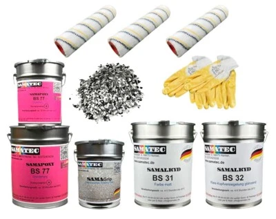Floor Coating Kit "All in One Outdoor" - 25m² for Outdoor Epoxy + Alkyd - Image 1 of 4
