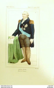 Figure d'histoire LOUIS XVIII Roi de France XIXº S. - Foto 1 di 1