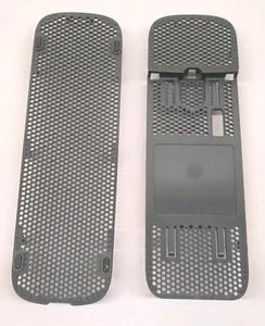Cubiertas de rejilla de malla superior e inferior de repuesto "grasas" gris OEM para Microsoft Xbox 360 - Imagen 1 de 2