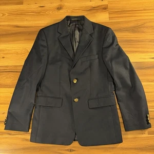 Chaps Blazer Jungen 14R dunkelblau 2 Goldknöpfe klassisches Sakko formell - Bild 1 von 14