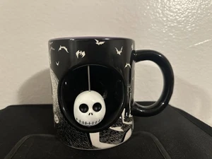 DISNEY Jack Skellington Spin Skull Coffee Mug Nightmare Before Christmas-20 Oz - Picture 1 of 11