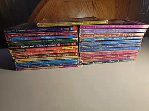 25 Goosebumps R.L. Stine Paperback Books Mixed Lot - Give Yourself Free Shipping - Foto 1 di 10